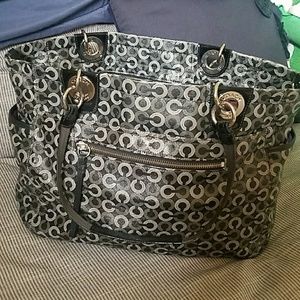 COACH tote duffel diaper bag
